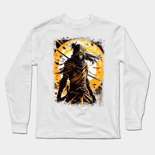Abstract Mystical Samurai Warrior Ancient Japanese Ultimate Hero Long Sleeve T-Shirt